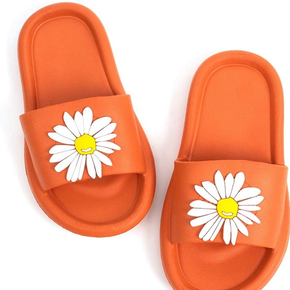 Colgo Kids Summer Slide Sandals Lightweight Girls Beach Pool Slippers sz 2-2.5